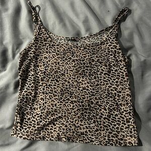 Leopard Print Women's Tank Top SHEIN size small